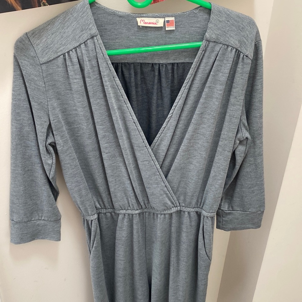 Jumpsuit - womens grey